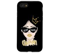 Girl Boss & Queen Always Cute & Beautiful Graphic Designs Carcasa para iPhone SE (2020) / 7/8