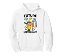 Girl Cute Future Meteorologist Kids Junior Weather Scientist Sudadera con Capucha