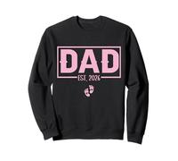 Girl Dad EST 2026 para Ser Primera Vez Chica Papá Nuevo Papá Padre Sudadera