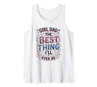 Girl Dad Lo Mejor Que seré Padre de Hijas Camiseta sin Mangas
