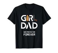 Girl Dad, su protector para siempre, divertido padre de niñas Camiseta
