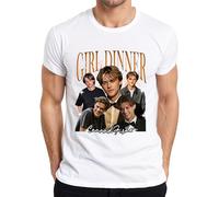 Girl Dinner Conrad Fischer The Summer I Turned Pretty 90s Bootleg - Camiseta para hombre, Blanco, M