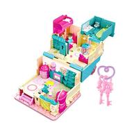 Girl Doll House, House Toy for Children Aged 3 and Up, Musical Light-Up Toy Villa Set with Engaging Pretend Play Features, Pretend Play for Kids Boys, Girls, Home, Classroom, Playroom, Kindergarten