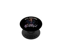 Girl Empowered Afro Black Queen African Women PopSockets PopGrip Adhesivo