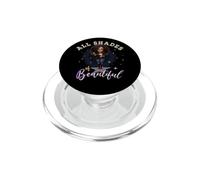 Girl Empowered Afro Black Queen African Women PopSockets PopGrip para MagSafe