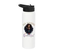 Girl Empowered Afro Black Queen African Women Stainless Steel Insulated Water Bottle