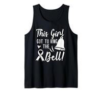 Girl Got To Ring The Bell Chemo Grad - Regalo para cáncer de Mama Camiseta sin Mangas
