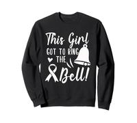 Girl Got To Ring The Bell Chemo Grad - Regalo para cáncer de Mama Sudadera