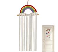 Girl Hair Bows Holder | Rainbow Hair Clip Organizer | Wall Mount Hair Bow Holder | Multi-Purpose Bow Organizer, Bedroom Hairs Bow Storage, Rainbow Bows Storage, Hairs Bows Organizer for Girls
