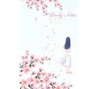 Girl in Cherry Blossom Garden Notebook: Sakura Floral Journal with 120 Lined Pages, 6 x 9 Inches