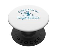 Girl Loves Wrightsville Beach Sirenas Cola de pez Sirena PopSockets PopGrip Adhesivo