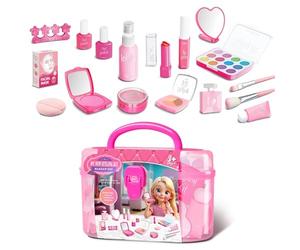 Girl Makeup Set - Princess Play House Cosmetic Kit Pretend Makeup Toys with Washable Accessories Exquisite Design For Birthday Children’s Day Christmas New Year | Realistic Fun Educational Gift