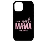 Girl Mama EST 2026 Pregnancy Reveal Mom To Be New Mommy Carcasa para iPhone 12/12 Pro