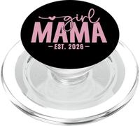 Girl Mama EST 2026 Pregnancy Reveal Mom To Be New Mommy PopSockets PopGrip para MagSafe