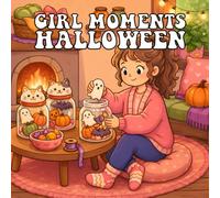 GIRL MOMENTS HALLOWEEN: Coloring Book for Adults and Teens Featuring Everyday Girly Activities for Halloween With a Cozy and Girly Style