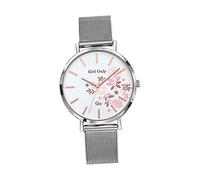 Girl Only Reloj de pulsera de acero inoxidable para mujer GO plata 695910 Reloj analógico de cuarzo D2UGO695910 Un regalo para Navidad, cumpleaños, San Valentín para la mujer, Pulsera