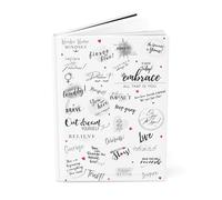 Girl Power 24/7 Diario de tapa dura, diario motivacional Be Unstoppable para mujeres con más de 50 citas y afirmaciones, páginas perforadas rayadas, regalo de confianza y confianza en sí mismo