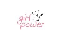 Girl Power: Blank Journal for Strong Women 200 Blank White Pages