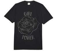 Girl Power Flor Frase para el Movimiento Feminista Comfort Colors Adult Heavyweight T-Shirt