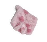 Girl Styles - Bolsas de almacenamiento de felpa con forma de corazón para organización de bolsillo de pequeños elementos esenciales con bonito diseño, portátil y portátil, B