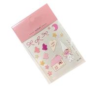 Girl Tale Snow Angel Jelly Calcomanías para una fácil aplicación en controladores de juego y dispositivos electrónicos, calcomanías elegantes de gelatina para juegos