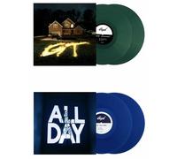 Girl Talk - All Day Transparent Blue & Feed The Animals Transparent Green Exclusive ( Very Rare Bundle! ) ( Vinyl LP ) Girl Talk