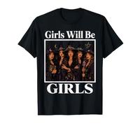 Girl Will Be Girls Brujas Mujeres Aquelarre Amante de los Libros Celestial Camiseta