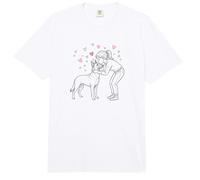 Girl with Malinois, Girls with Mals, Cute Belgian Malinois Comfort Colors Adult Heavyweight T-Shirt