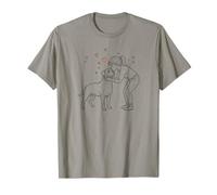 Girl with Rottweiler, Cute Rottweiler Camiseta