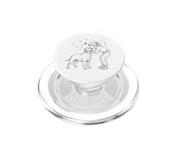 Girl with Rottweiler, Cute Rottweiler PopSockets PopGrip para MagSafe