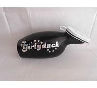 Girl yduck la Negra de orina Botella para mujeres. Meteo Flake Silver, unicornio, Edition