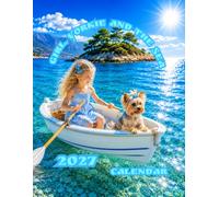 Girl, Yorkie and the Sea 2027 Calendar