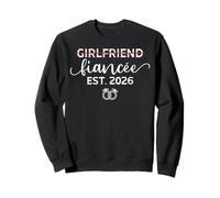 Girlfriend To Fiancee Engagement 2026 Funny Bride to be 2026 Sudadera