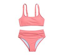 Girl'S 2 Piece Swimsuit Sport High Waist Teen Kids Bikini Set Bathing Suit Swimwear(Pink Pure,12 Years)