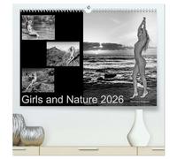 Girls and Nature (hochwertiger Premium Wandkalender 2026 DIN A2 quer), Kunstdruck in Hochglanz: Bezaubernde Mädchen in fantastischer ursprünglicher Natur.