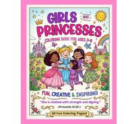 Girls and Princesses Coloring Book - 50 Joyful Bible Coloring Pages for Ages 3-8: Girls, Princesses, Animals, Friendship & Kindness • Scripture & ... Page • Bonus Song by The Singing Raindrops