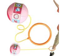 Girls Ankle Skip Ball, Fitness Sports Toys, Led Light Up Skipping Rope Balls with 7.5 Inches Ring, Interactive Outdoor Game for Kids, Boys, Girls, Youth, Adults, Yard, Playground, School