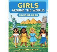 Girls Around The World: Coloring Book 1: Coloring Book