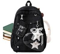 Girls Backpack - Lightweight School Bag, Waterproof Bookbag, Clear Pouch