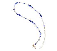 Girls Beach Teens Clavicle Chain Pearl Evil Eye Necklace Comfortable Fit