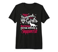 Girl'S Best Friend Never Owned A Bengal Cat Funny Kitten Camiseta Premium