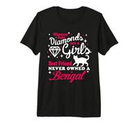 Girl'S Best Friend Never Owned A Bengal Cat Funny Kitten Camiseta Premium