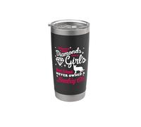 Girl's Best Friend Never Owned A Bombay Cat Funny Kitten Vaso térmico de acero inoxidable de doble pared