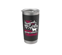 Girl's Best Friend Never Owned A Chartreux Cat Funny Kitten Vaso térmico de acero inoxidable de doble pared
