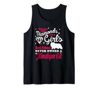 Girl'S Best Friend Never Owned A Himalayan Cat Funny Kitten Camiseta sin Mangas