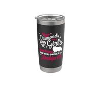 Girl's Best Friend Never Owned A Himalayan Cat Funny Kitten Vaso térmico de acero inoxidable de doble pared
