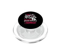 Girl'S Best Friend Never Owned A Siamese Cat Funny Kitten PopSockets PopGrip para MagSafe