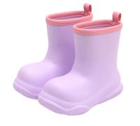Girls Boots For School and Outdoor Activities Comfortable Casual Shoes For Kids Age 3 12 Year Old (Purple 6-7Years)