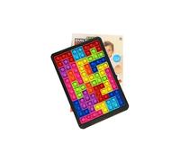 Girls Boys Educational Toys, Tetris Silicone Puzzle Board Game, DIY Silicone Variety Geometric Shapes Focus on Power