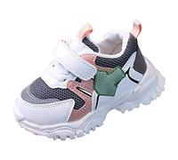 Girls Boys Trainers Slip-On (Little/Big Kids) - Lightweight Mesh Gym & School Shoes for Girls,Wide Fit Lace Up Mesh Breathable Sports Running Sneakers